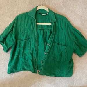 Small Zara button up shirt